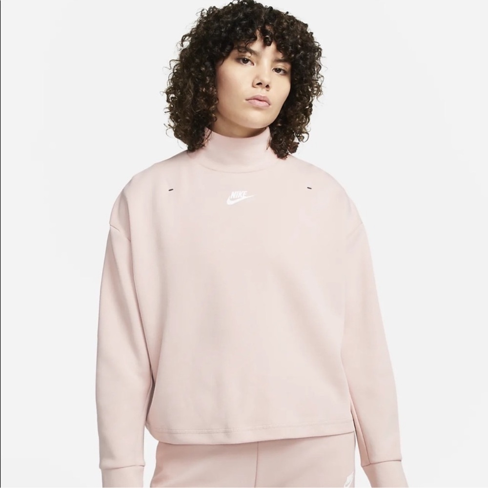 Nike | Sportswear Tech Turtleneck | soft pink | size S